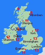 Forecast Fri Mar 29 United Kingdom